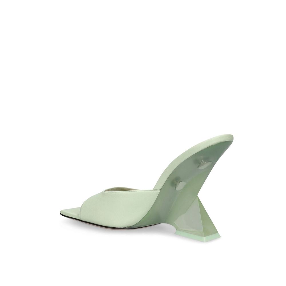 The Attico Bicolor Calfskin Mules