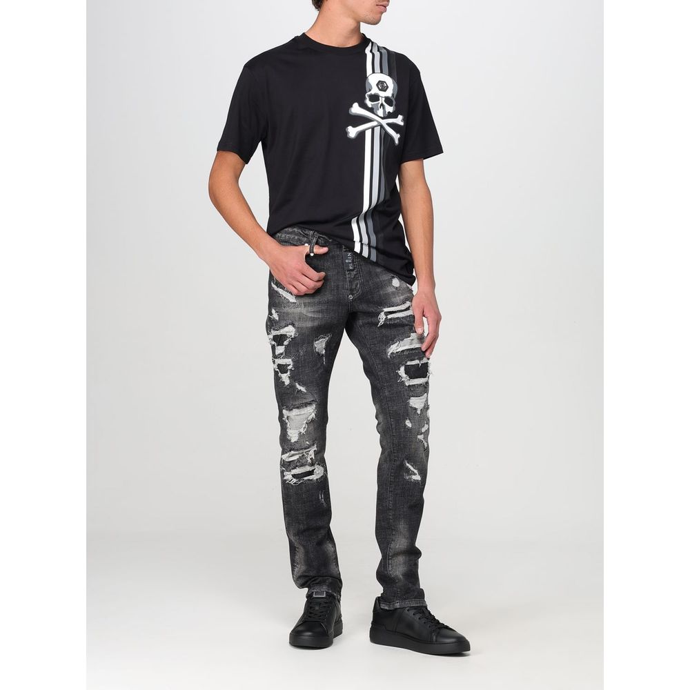 Philipp Plein Gray Denim Slim Fit Jeans