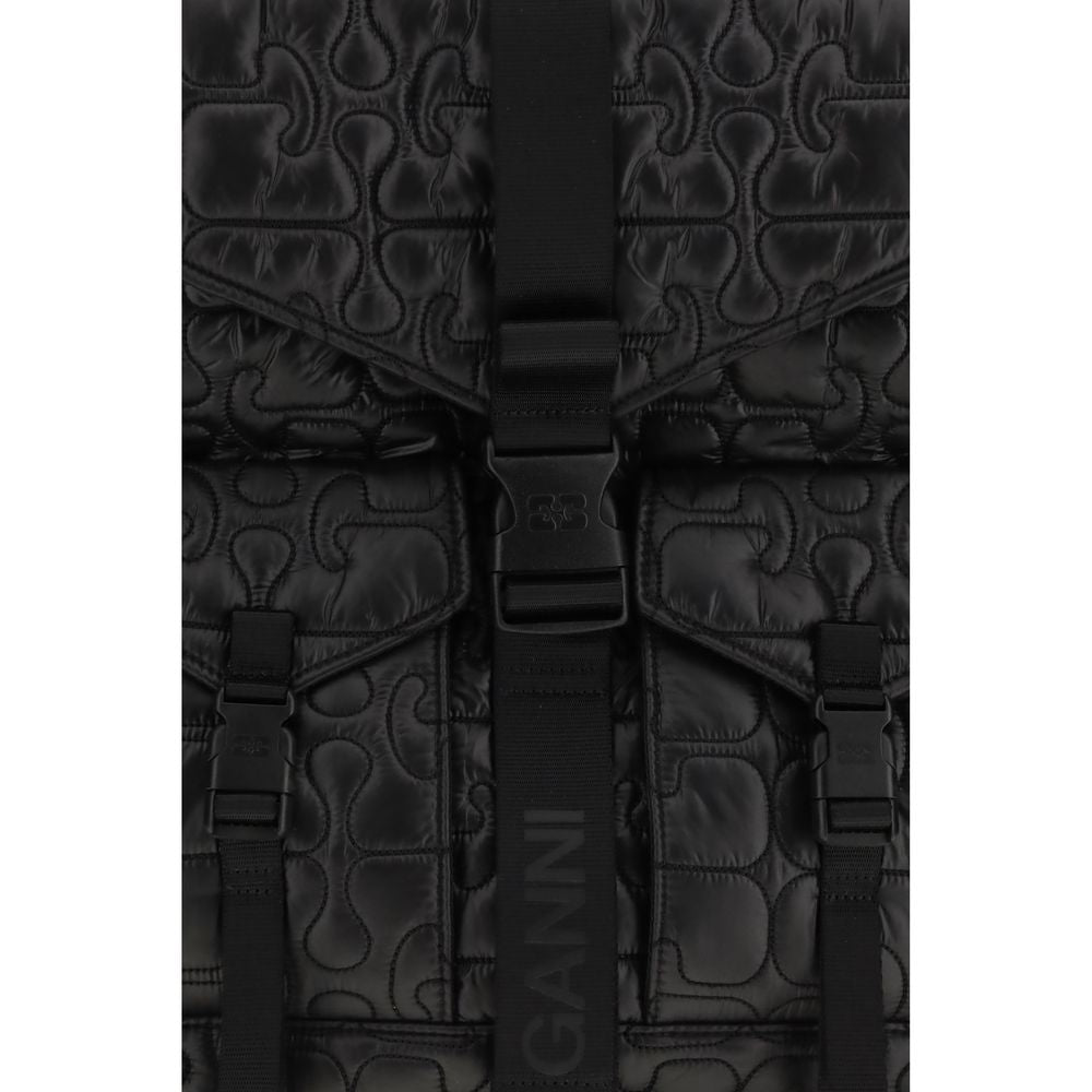 Ganni Black Polyamide Backpack