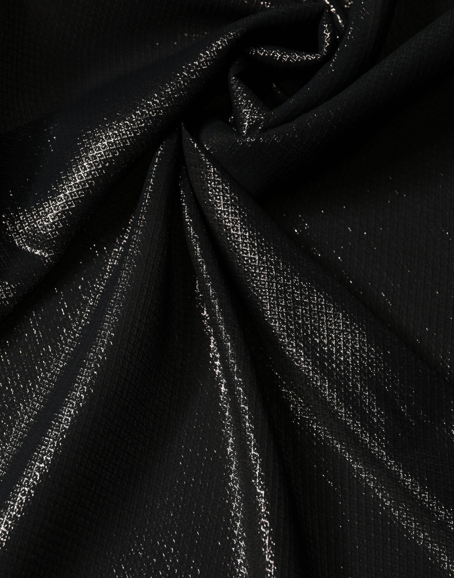 Dolce & Gabbana Black Silk Square Wrap Shawl Foulard 122cm x 120cm Scarf