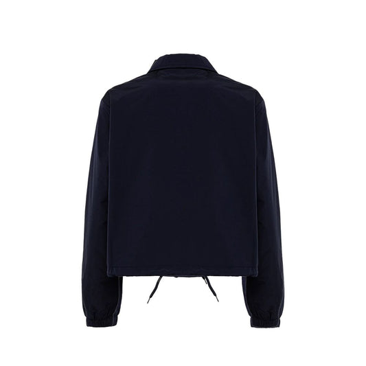Autry Blue Polyester Shell Jacket
