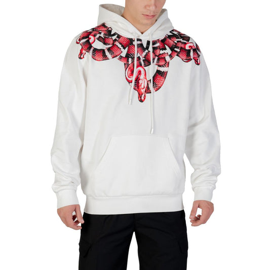 County of Milan White Cotton Hoodie