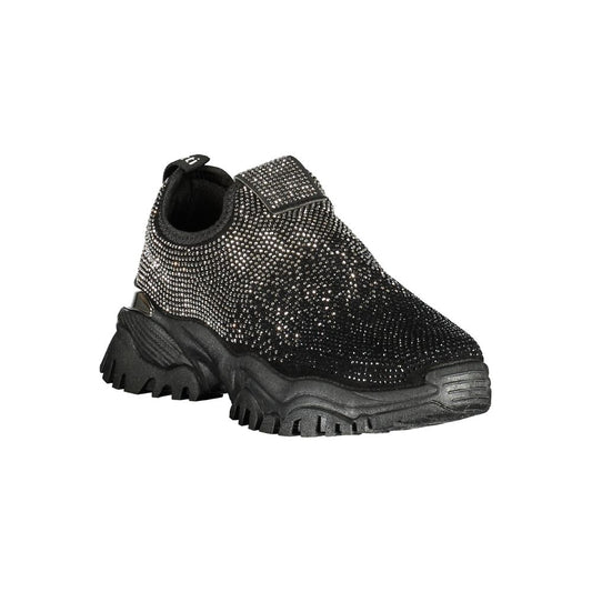 Laura Biagiotti Black Polyurethane Women Sneaker