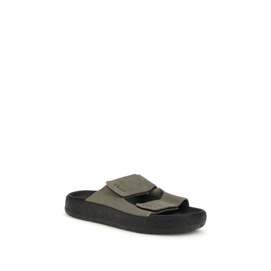 Veja Bicolor Calf Leather Bos Taurus Flat Sandals