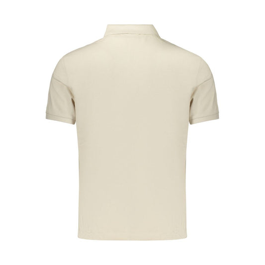 Calvin Klein Beige Cotton Mens Polo Shirt