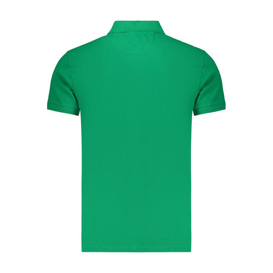 Marina Militare Green Cotton Men's Polo Shirt