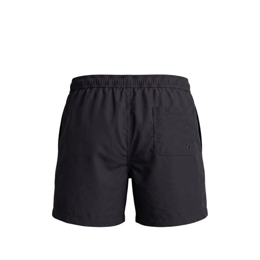 Trussardi Beachwear Black Polyester Men's Swim Short