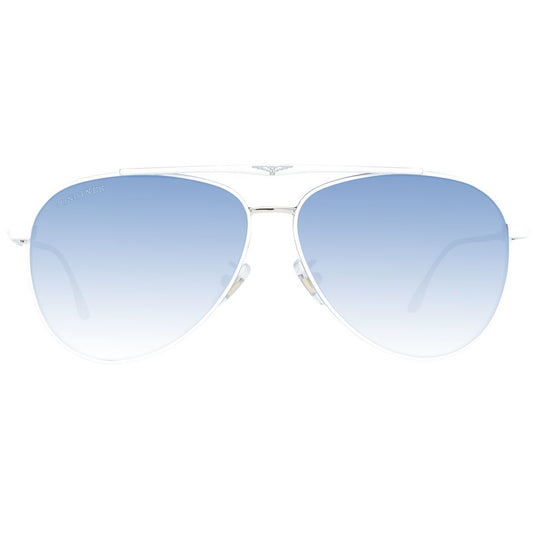 Longines White Metal Sunglasses