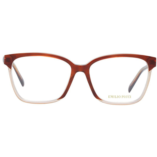 Emilio Pucci Brown Plastic Glasses (Frames)