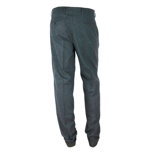 Made in Italy Gray Cotton Men Pant