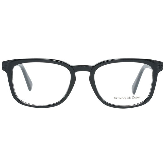 Ermenegildo Zegna Black Plastic Glasses (Frames)