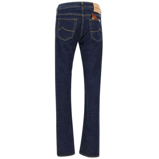 Jacob Cohen Blue Stretch Denim Men's Jeans