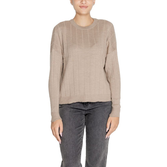 Only Beige Marabou Sweater