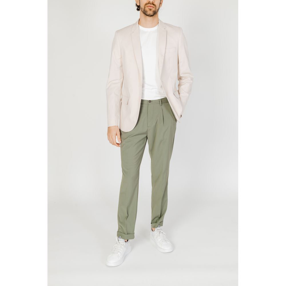 Antony Morato Cream Cotton Blazer