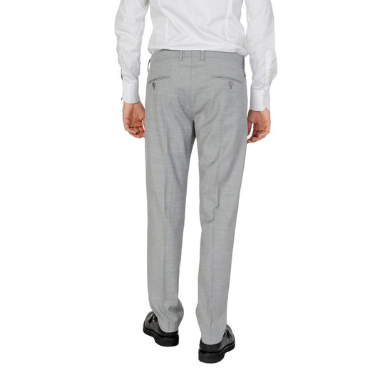 Antony Morato Gray Polyester Dress Pants