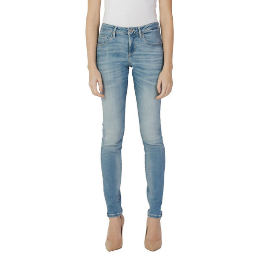 Guess Blue Cotton Skinny Jeans