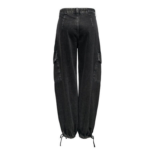 Only Black Cotton Boyfriend Jeans