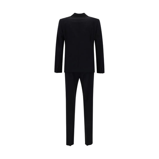 Dsquared² Blue Fleece Wool Two-Piece Suit