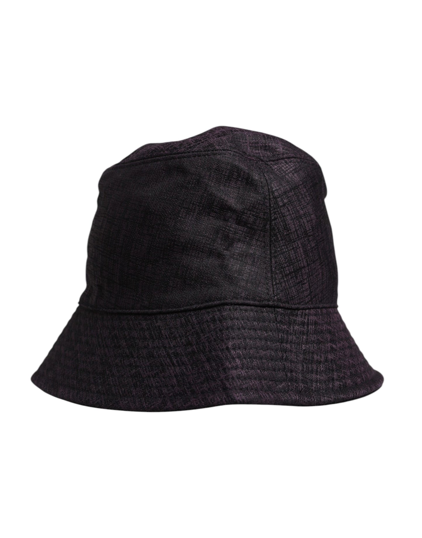 Dolce & Gabbana Black Wide Brim Nylon Bucket Hat