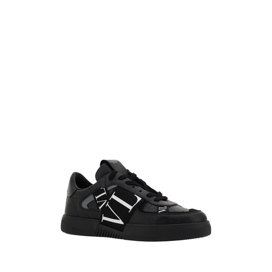 Valentino Garavani Black Leather VL7N Sneakers