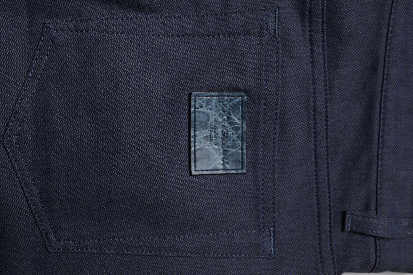 Dolce & Gabbana Dark Blue Cotton Stretch Skinny Denim Jeans