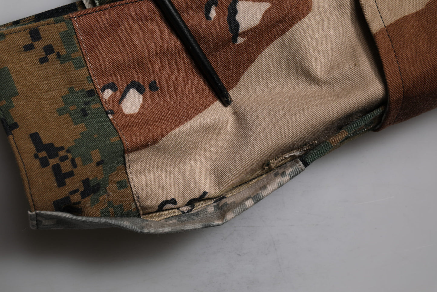 Dolce & Gabbana Green Patchwork Cargo Bermuda Shorts