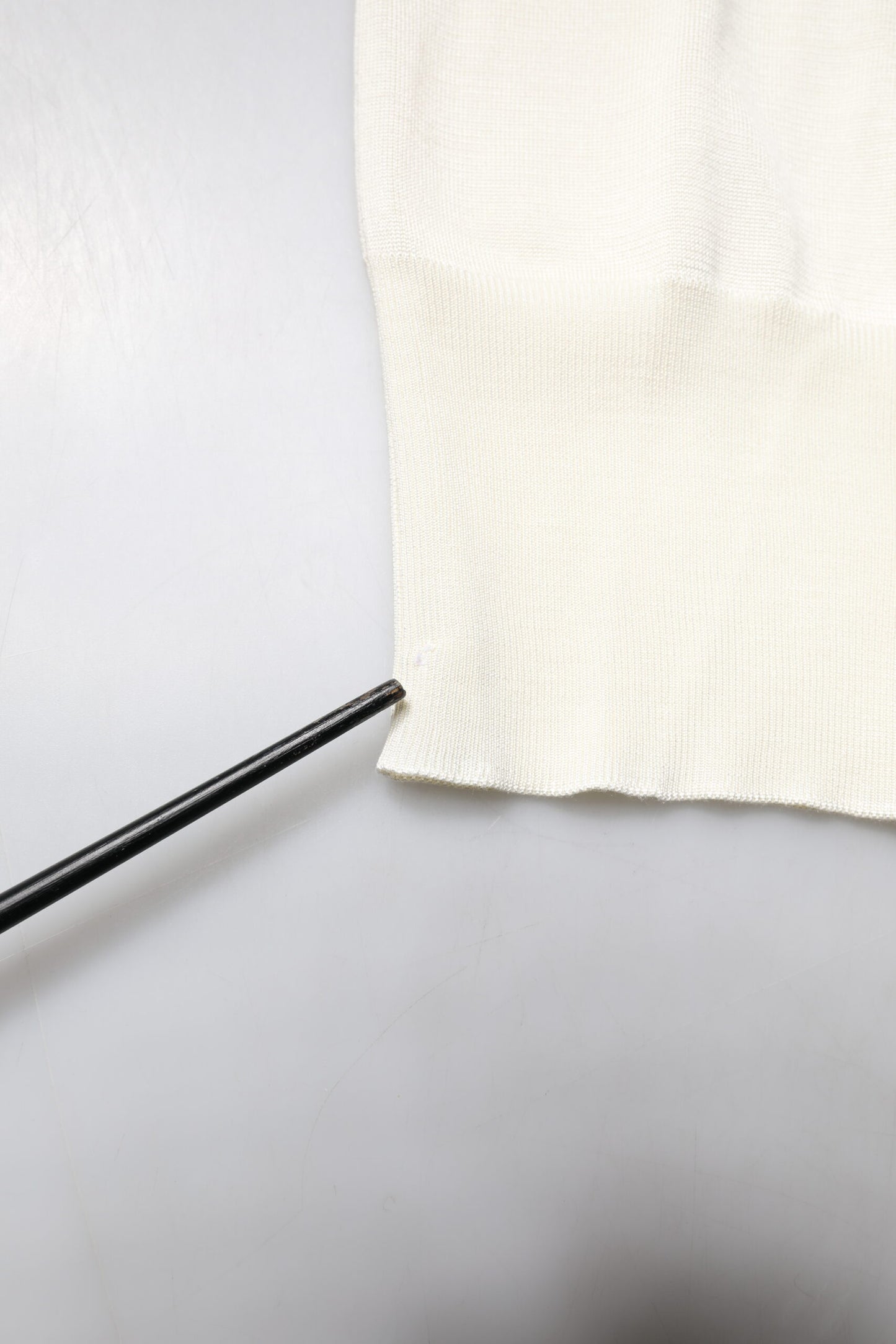 Dolce & Gabbana Cream Short Sleeve Silk Round Neck Blouse Top