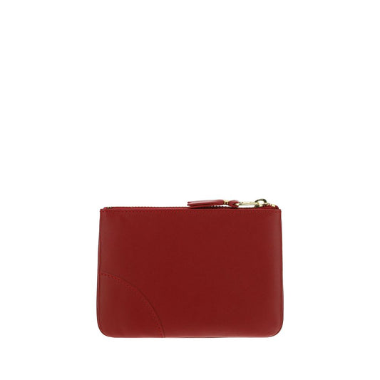Comme Des Garçons Red Calf Leather Bos Taurus Wallet