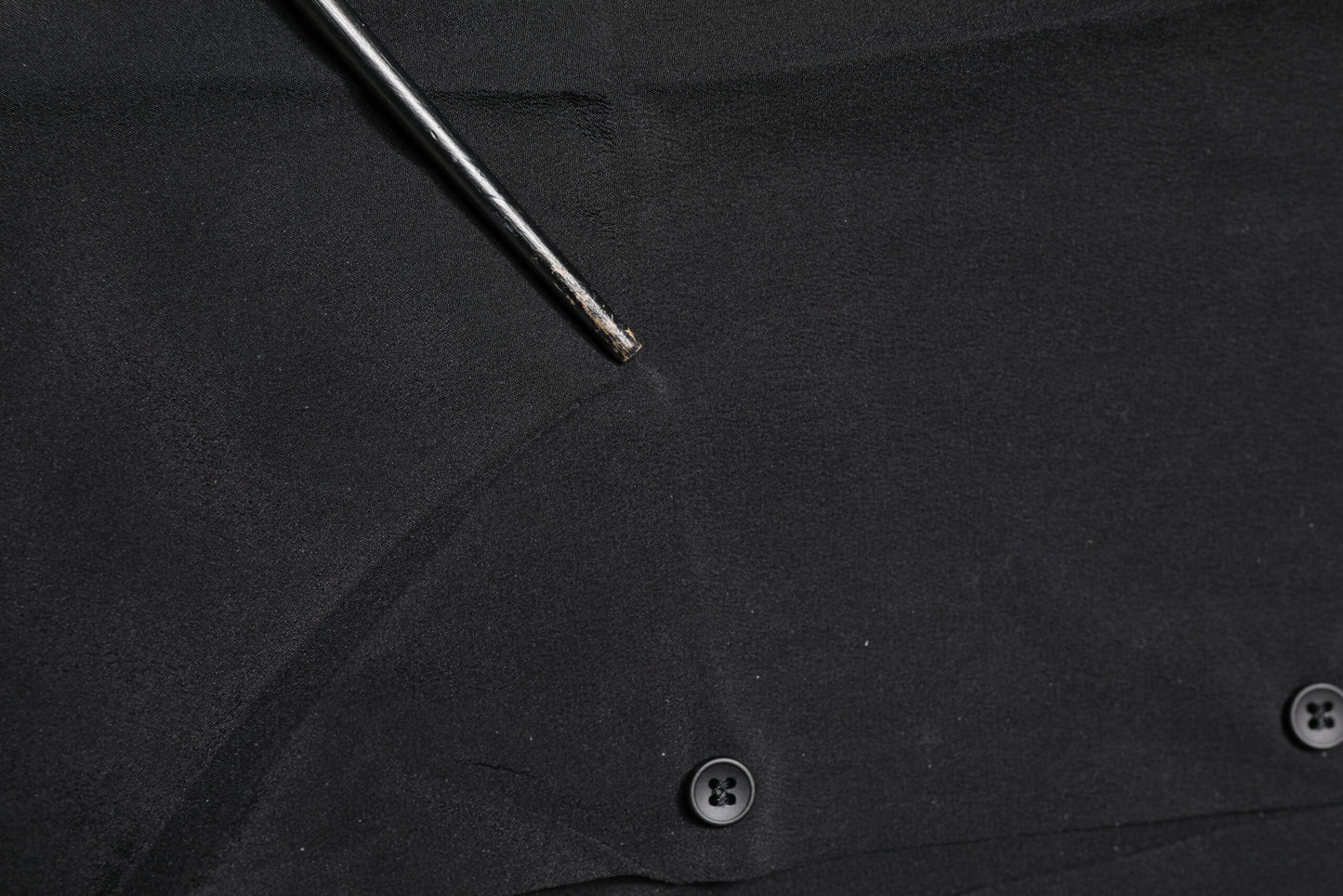 Dolce & Gabbana Black Silk GOLD Long Sleeves Dress Shirt