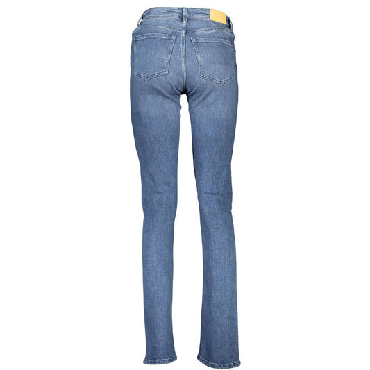 Gant Blue Polyester Women Jeans