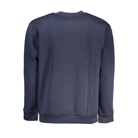Cavalli Class Blue Cotton Men Sweater