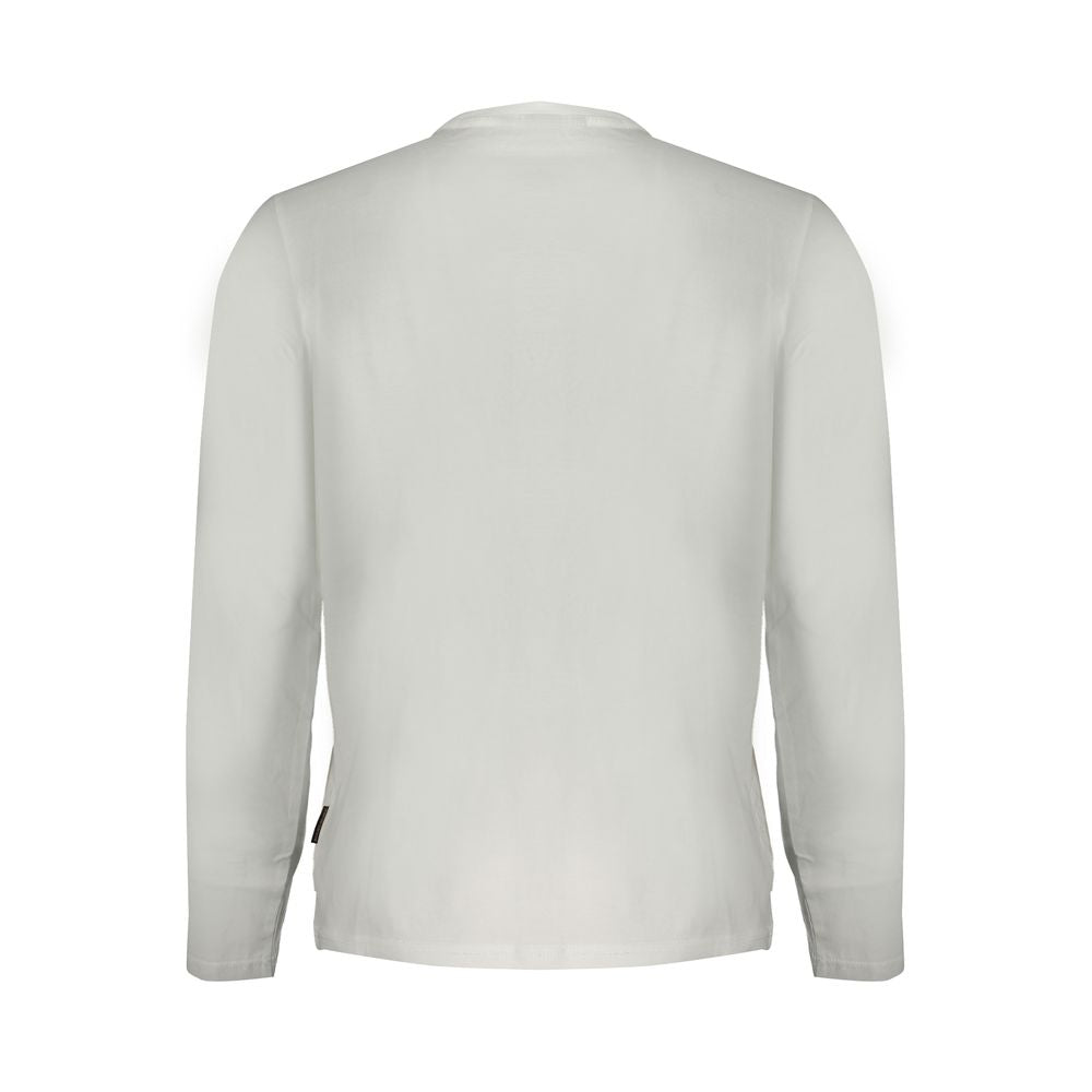 Napapijri Bianco Cotton Men T-Shirt