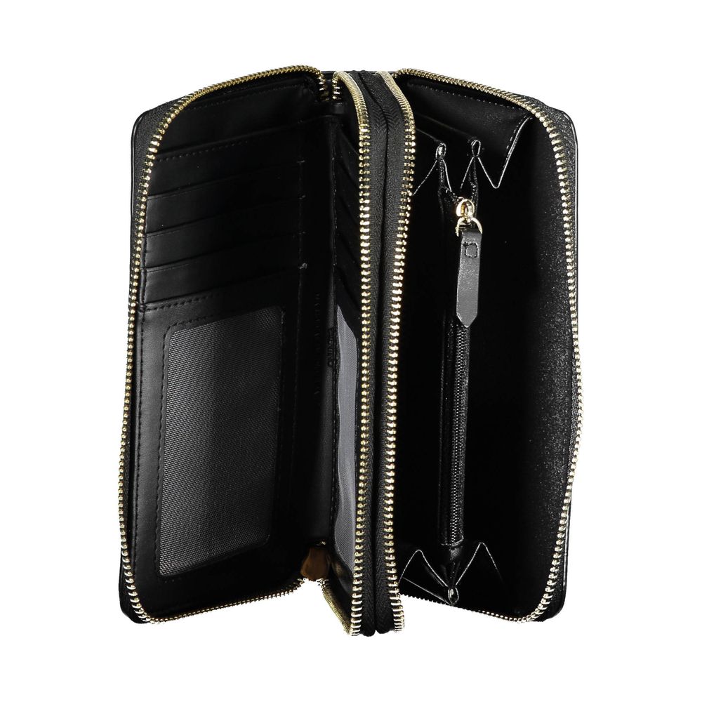 Mario Valentino Black Polyethylene Women Wallet