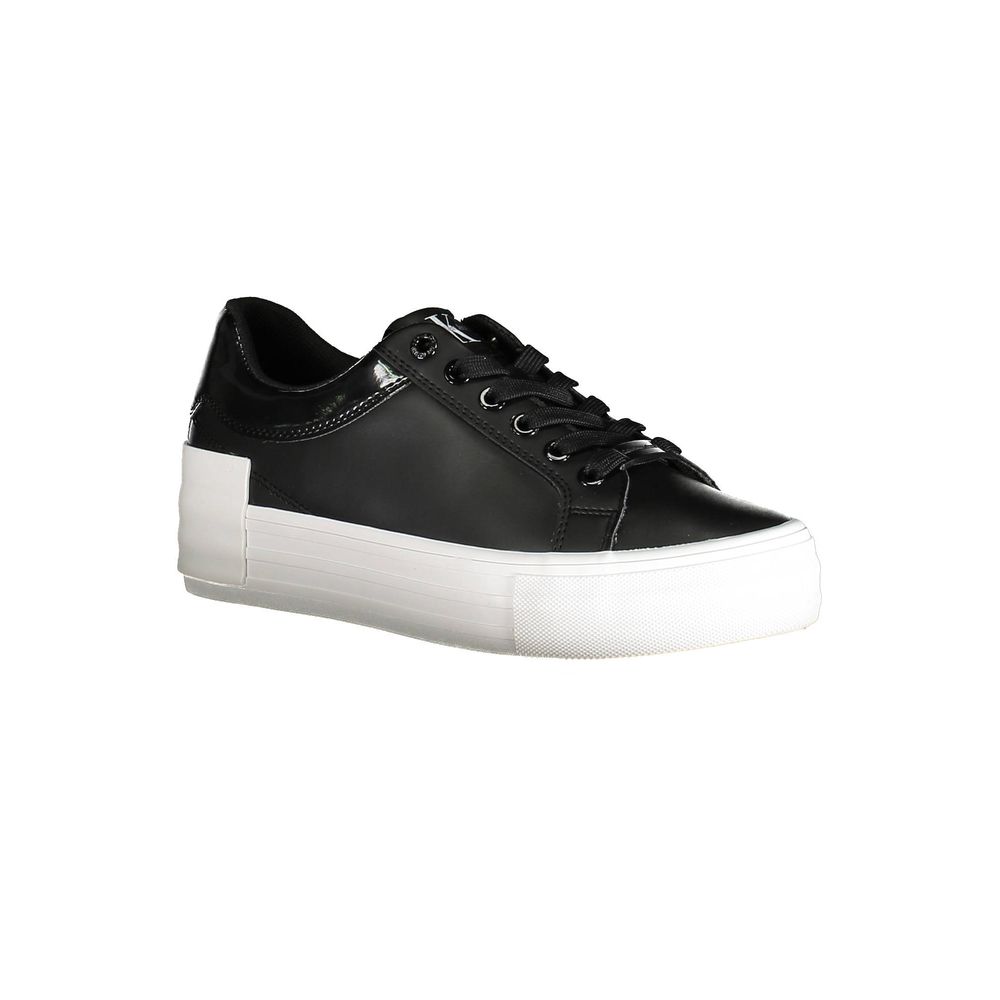 Calvin Klein Black Polyester Sneaker