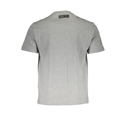 Plein Sport Brown Cotton Men T-Shirt