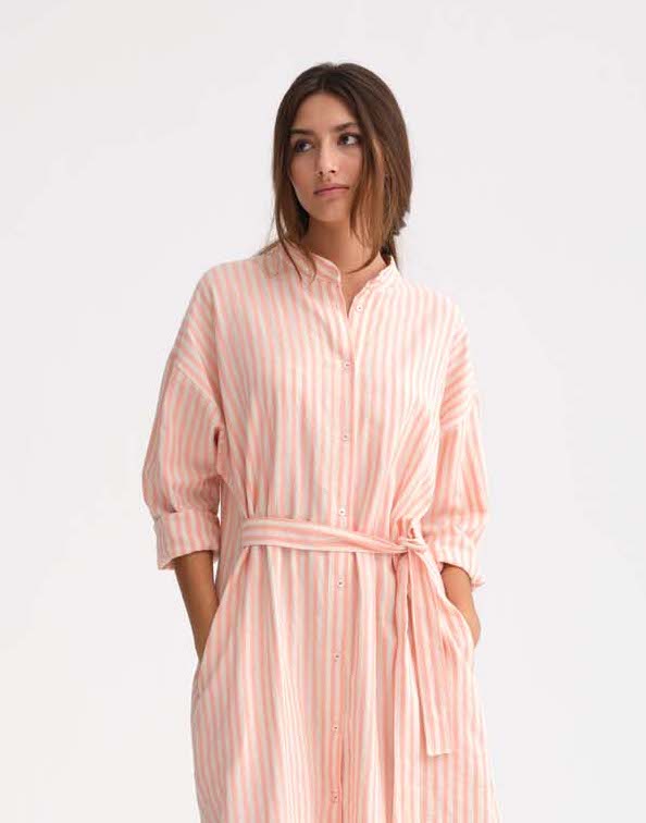 772 Oval Dress - Organic Fishbone Jacquard