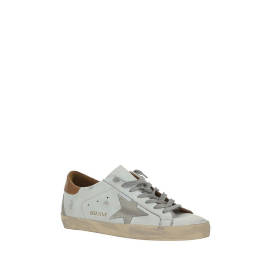 Golden Goose White Leather Superstar Sneakers