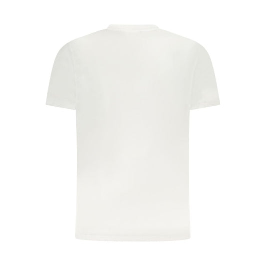 Cavalli Class White Cotton Men T-Shirt