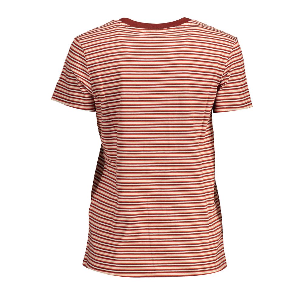Levi's Rosso Cotton Women T-Shirt