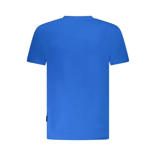 Napapijri Blue Cotton Men T-Shirt