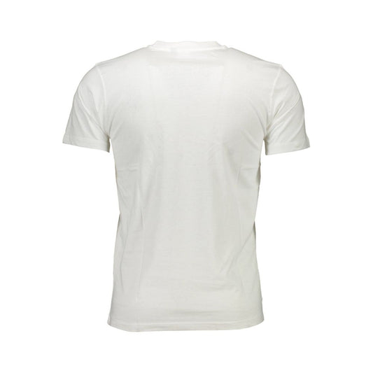 Sergio Tacchini White Cotton Men T-Shirt