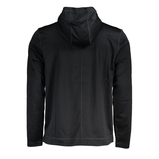 Calvin Klein Black Polyester Men's Hooded Sweater