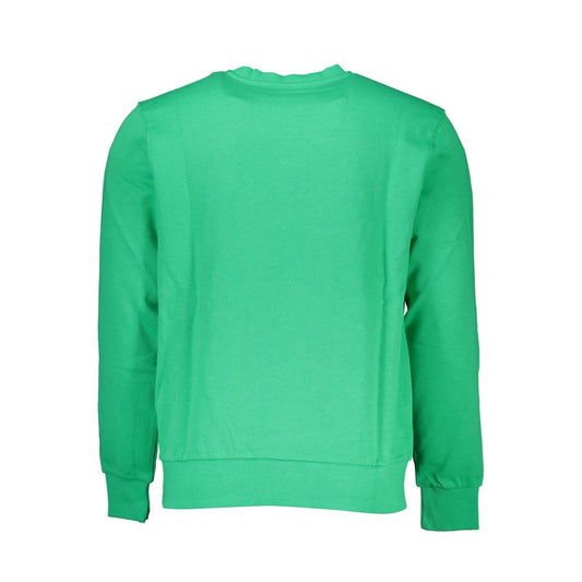 North Sails Green Cotton Men Sweater