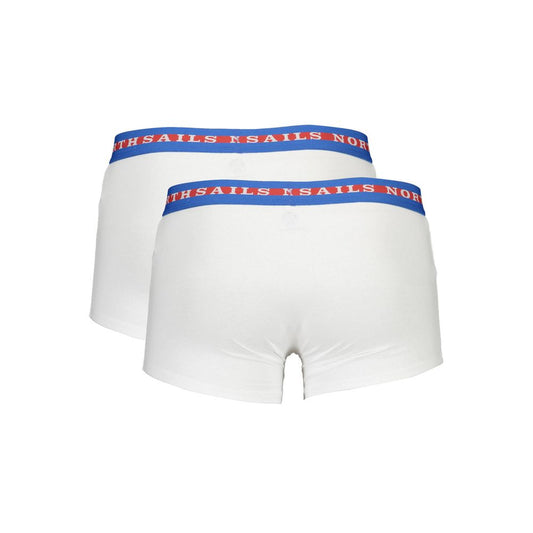 North Sails White Cotton Men Boxer