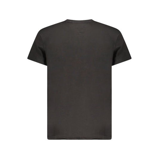 Tommy Hilfiger Black Cotton Men T-Shirt