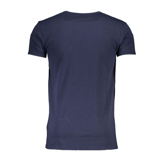 Cavalli Class Blu Cotton Mens T-Shirt