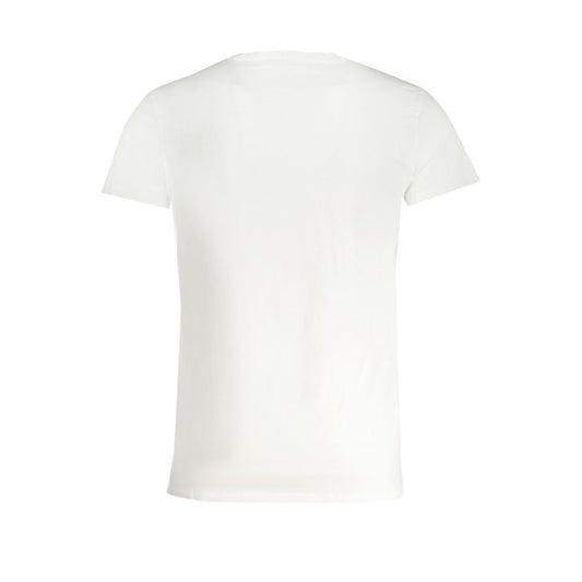 Trussardi Bianco Cotton Men T-Shirt