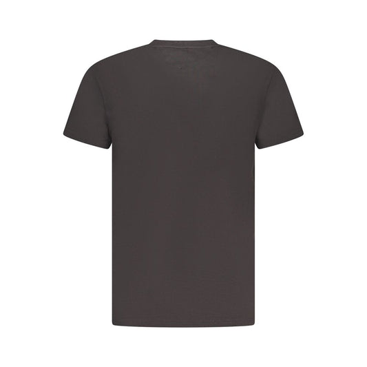 Tommy Hilfiger Black Cotton Men T-Shirt