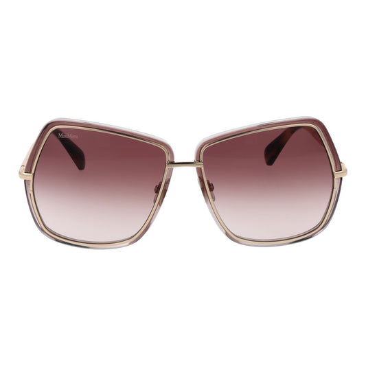Max Mara Gold Metal Sunglasses