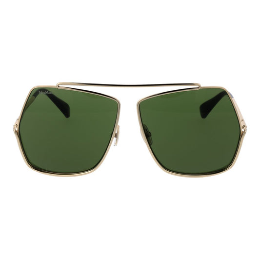 Max Mara Gold Metal Sunglasses